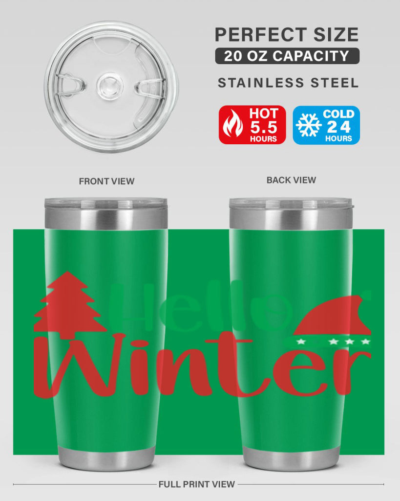 Hello Winter 180#- winter- Tumbler
