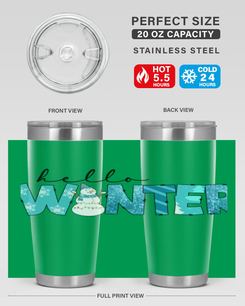 Hello Winter 188#- winter- Tumbler