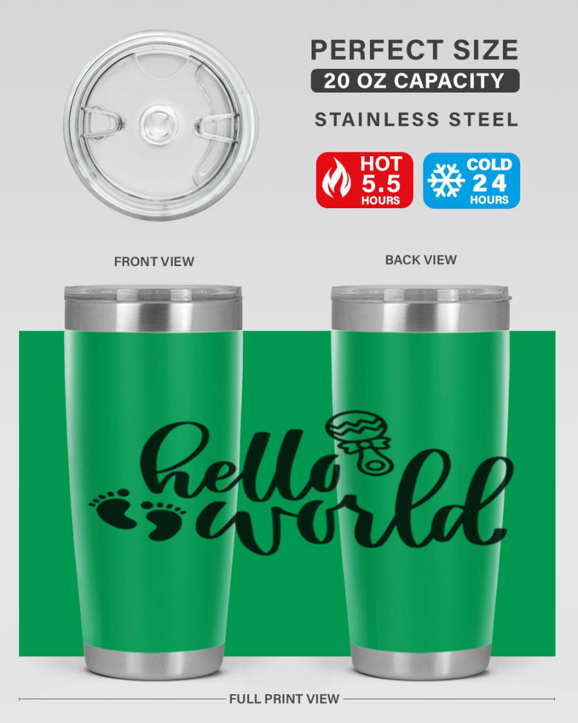 Hello World Style 90#- baby- tumbler