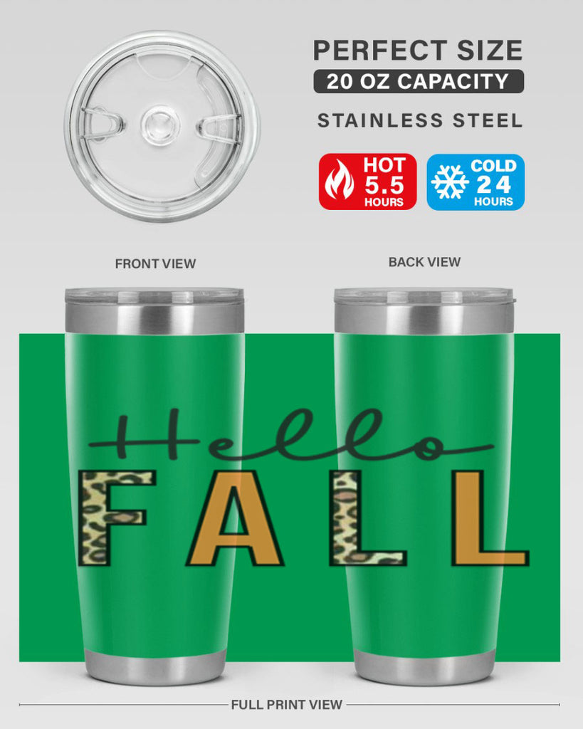 Hello fall 276#- fall- Tumbler