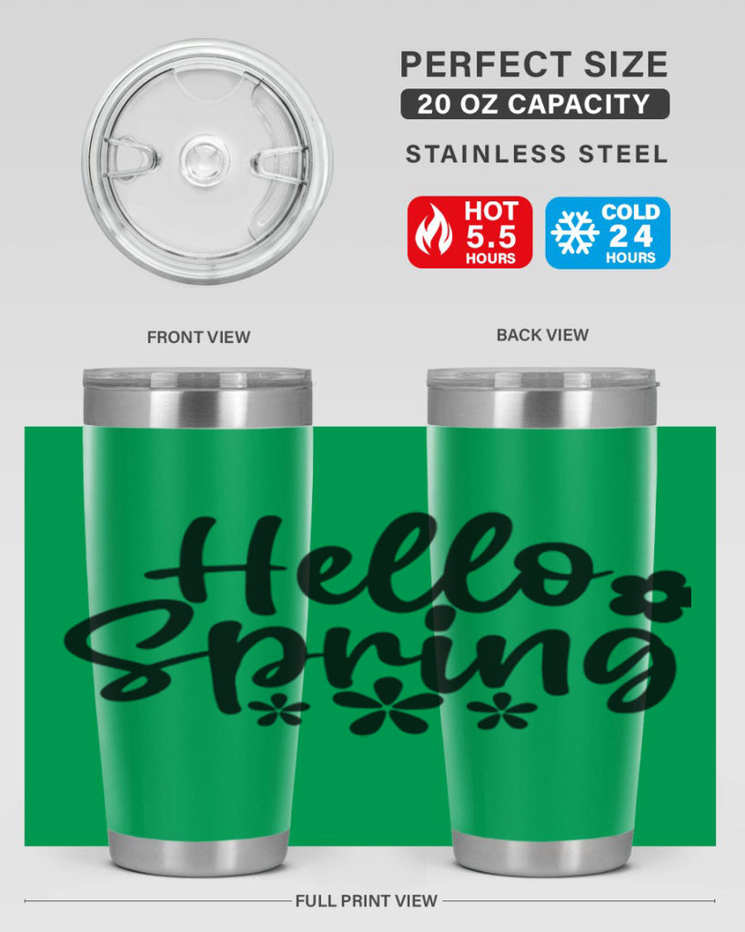 Hello spring  design 232#- spring- Tumbler
