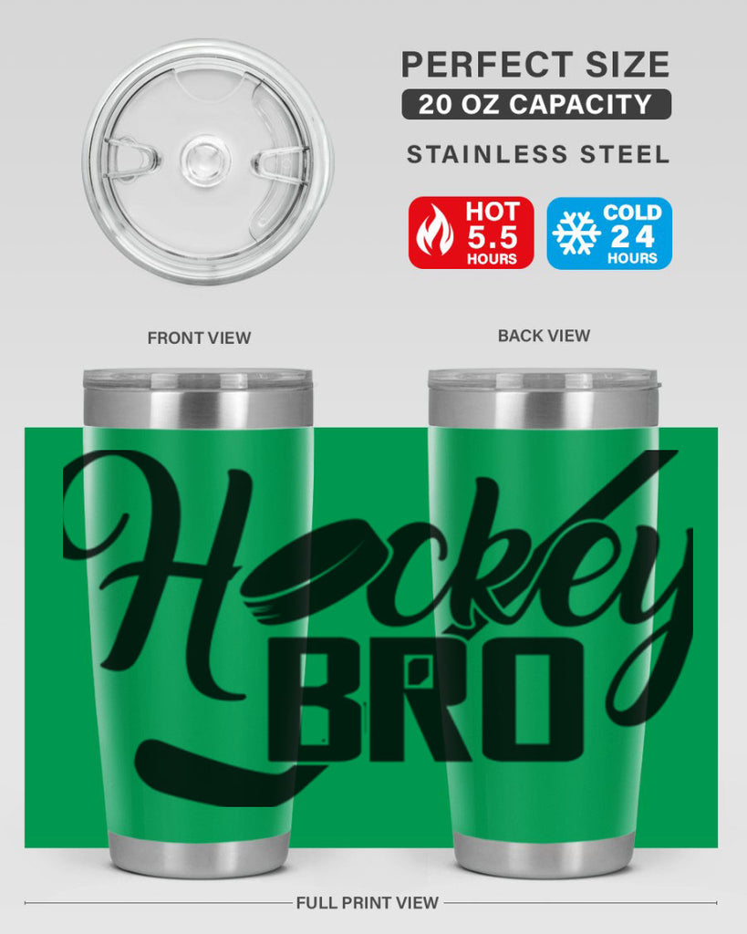 Hockey bro 1190#- hockey- Tumbler