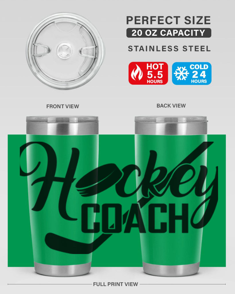 Hockey coach 1189#- hockey- Tumbler