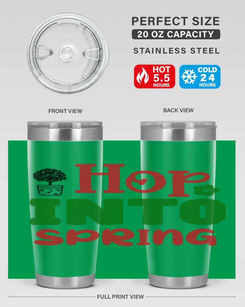 Hop into Spring 251#- spring- Tumbler