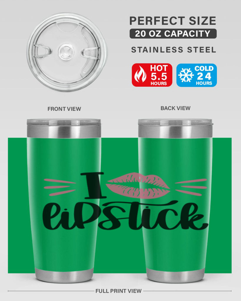 I Love Lipstick Style 86#- make up- Tumbler
