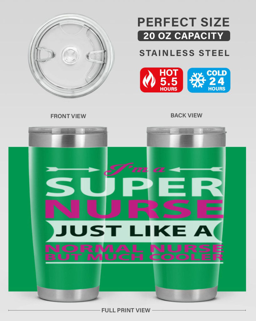 I am super nurse just Style 326#- nurse- tumbler