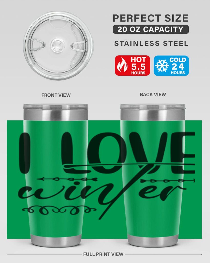 I love winter 243#- winter- Tumbler