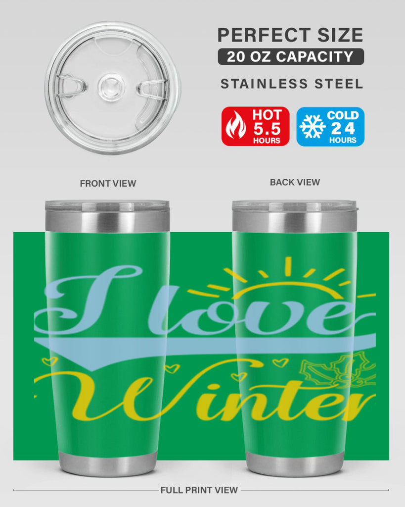 I love winter228#- winter- Tumbler