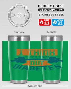 I think I can wipe out diabetes Style 30#- diabetes- Tumbler