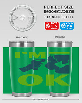 Im ok Style 30#- corona virus- Tumbler