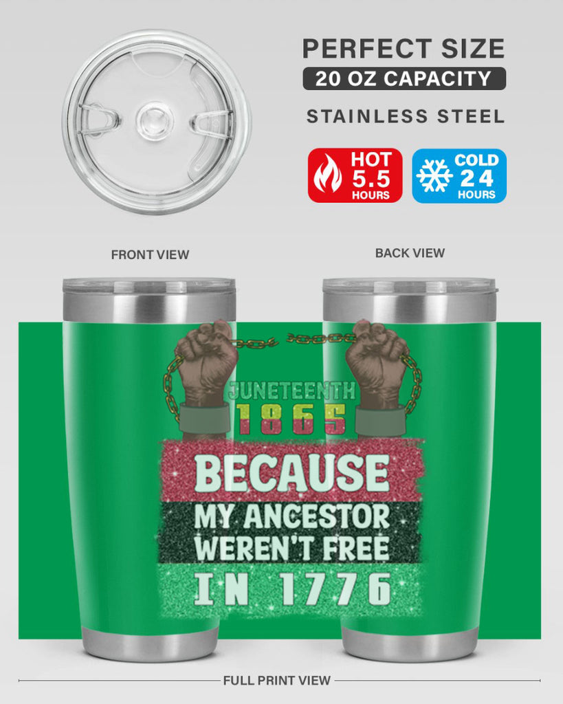 Juneteenth 1865 Ancestor 4#- Juneteenth- tumbler