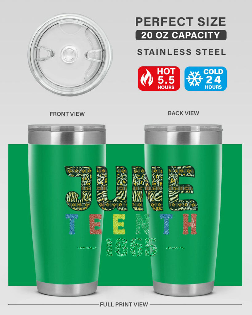 Juneteenth 1865 Png 40#- Juneteenth- tumbler