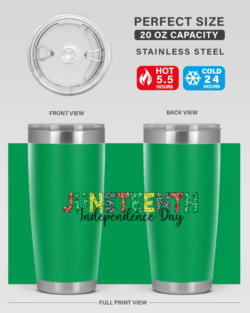 Juneteenth Independence Day 37#- Juneteenth- tumbler