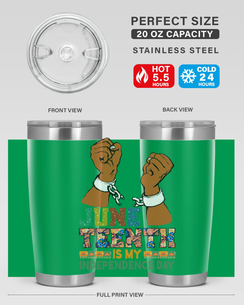 Juneteenth Is My Independence Day Png 29#- Juneteenth- tumbler