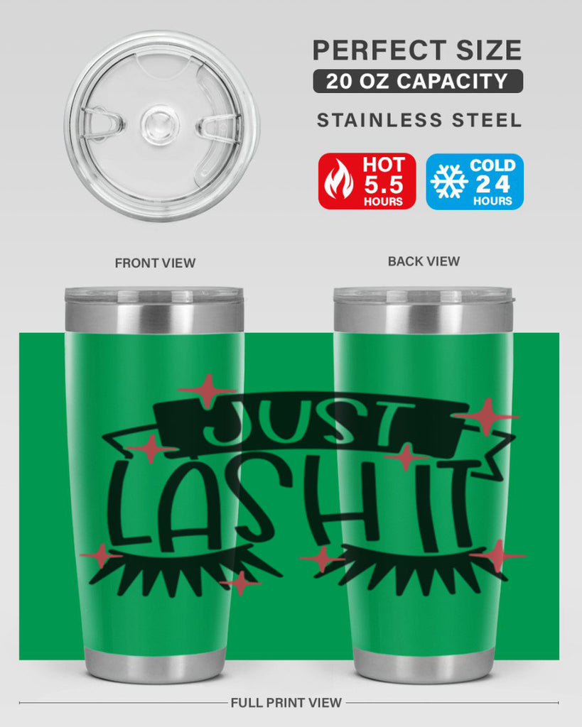 Just Lash It Style 77#- make up- Tumbler