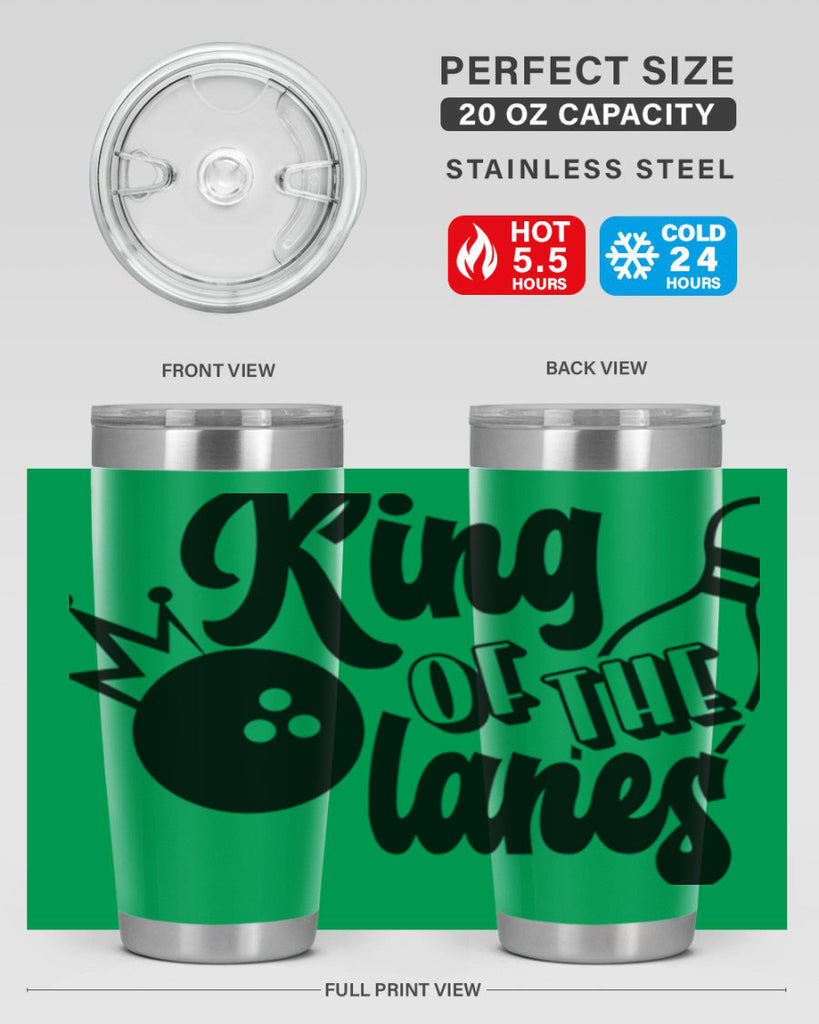 King of the lanes 956#- bowlig- Tumbler