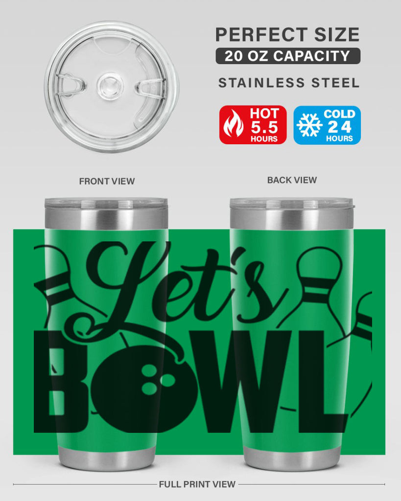 Lets bowl 929#- bowlig- Tumbler