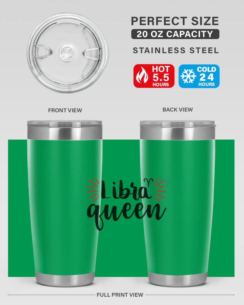 Libra queen 319#- zodiac- Tumbler