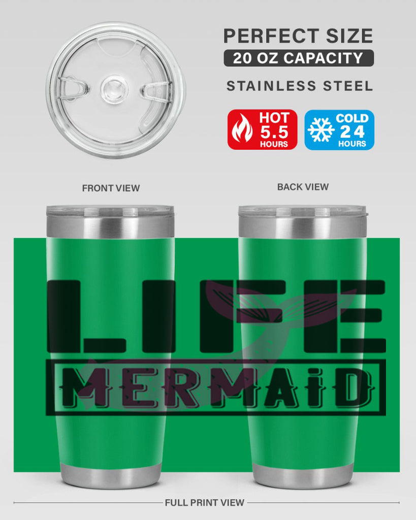 Life mermaid 303#- mermaid- Tumbler