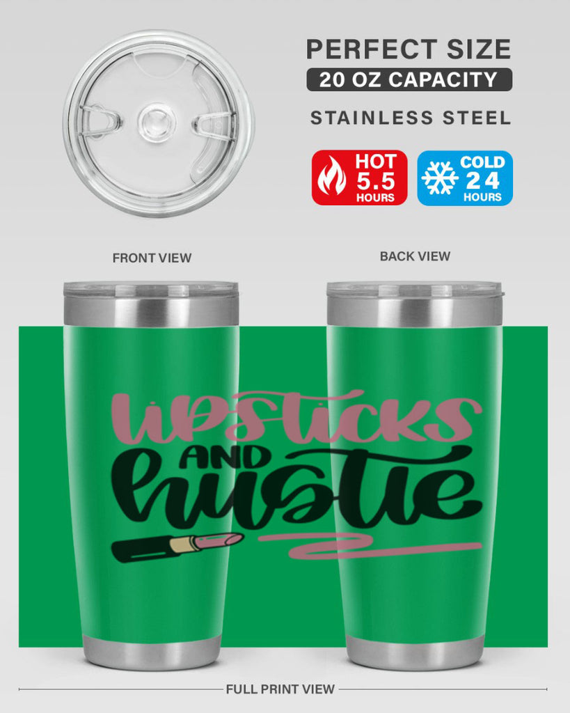 Lipstick And Hustie Style 58#- make up- Tumbler