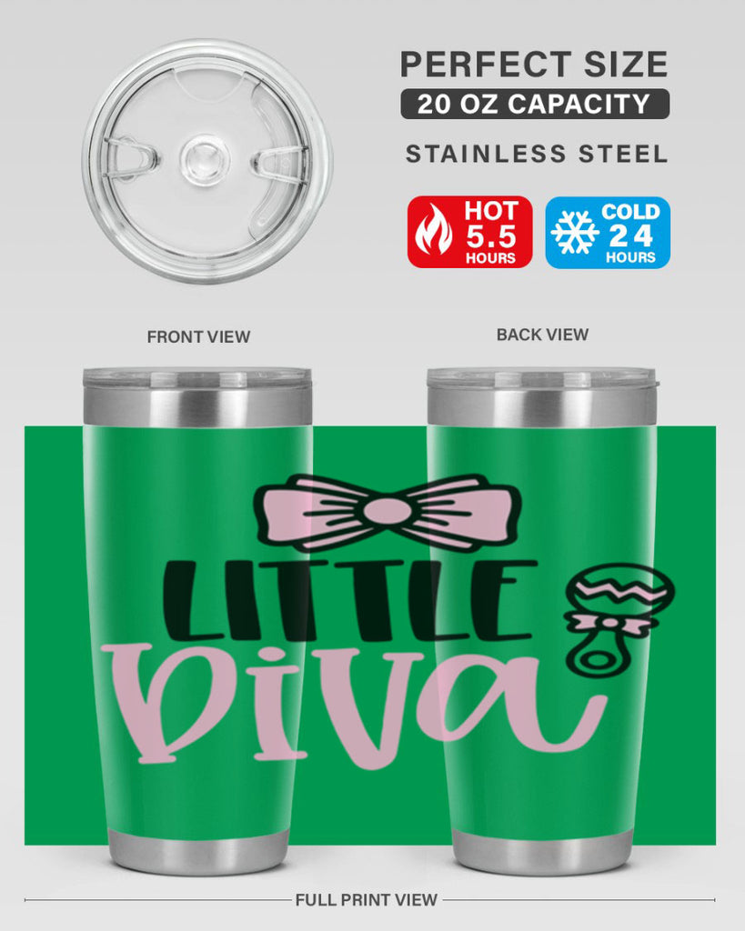 Little Diva Style 63#- baby- tumbler