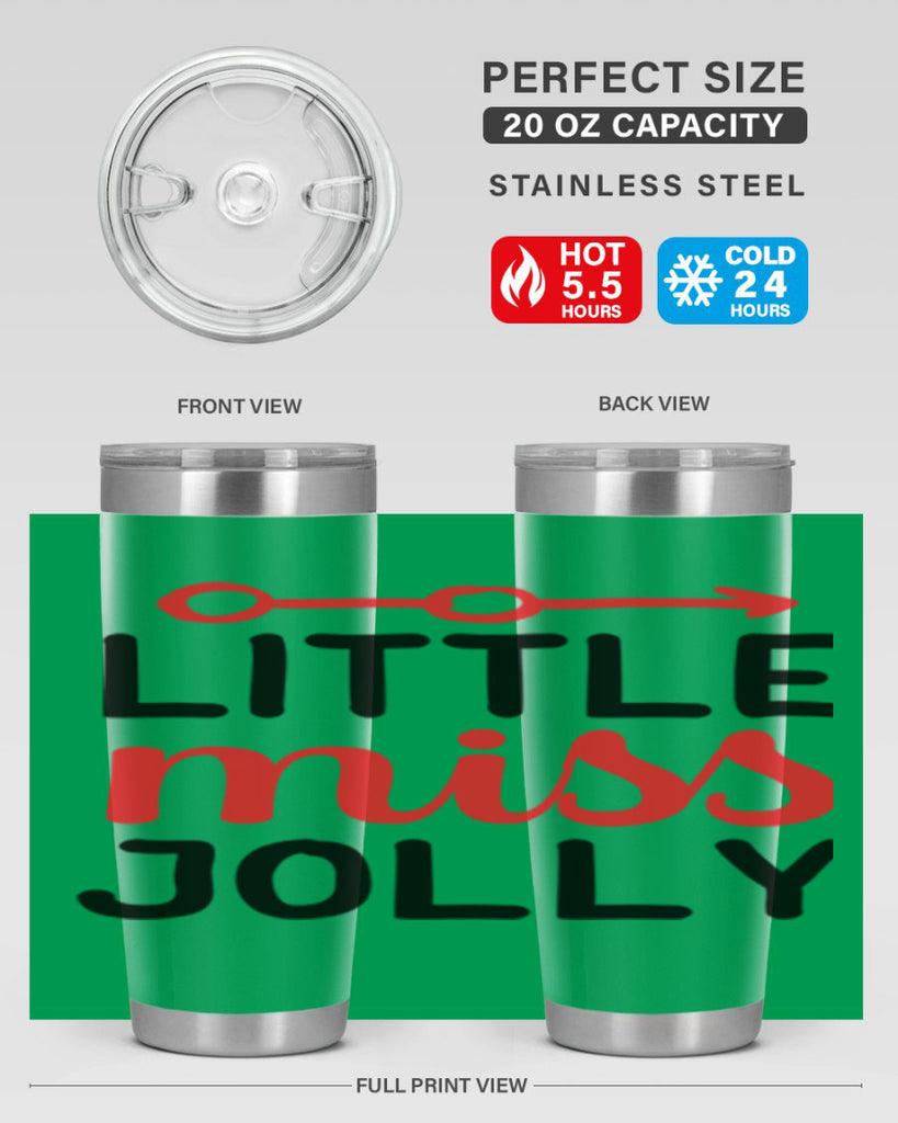 Little miss jolly 306#- winter- Tumbler