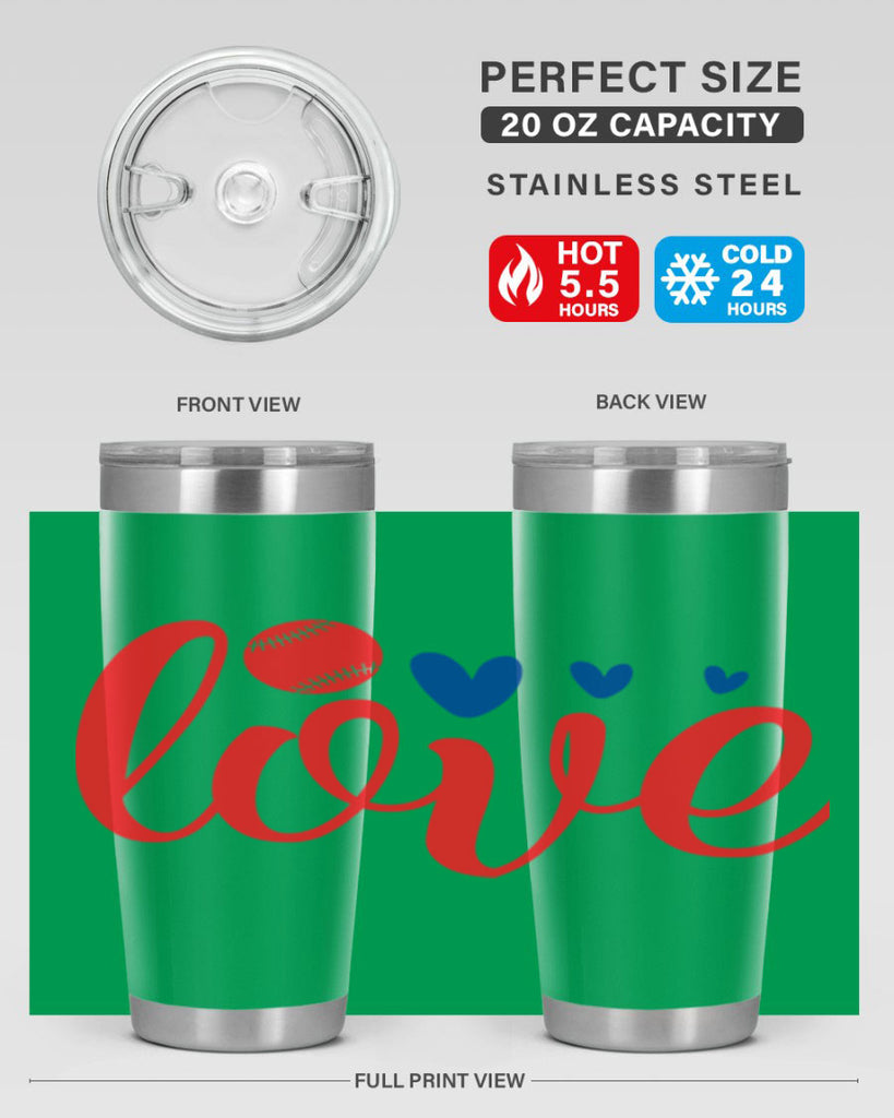 Love 2052#- baseball- Tumbler