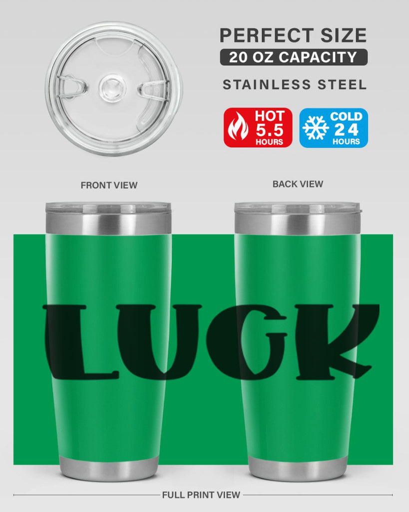 Luck Style 63#- St Patricks Day- Tumbler