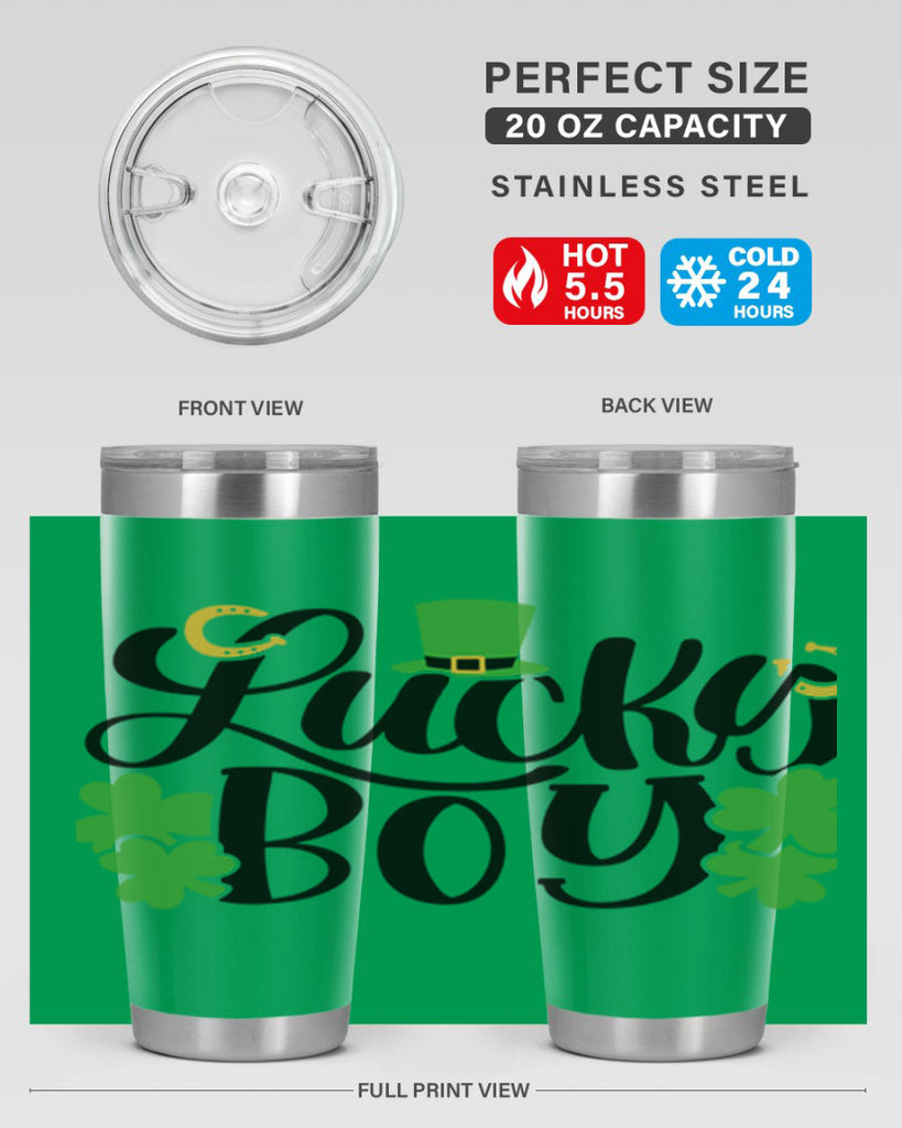 Lucky Boy Style 59#- St Patricks Day- Tumbler