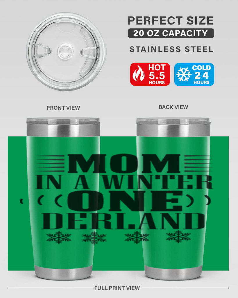 MOM IN A WINTER ONE DERLAND 322#- winter- Tumbler
