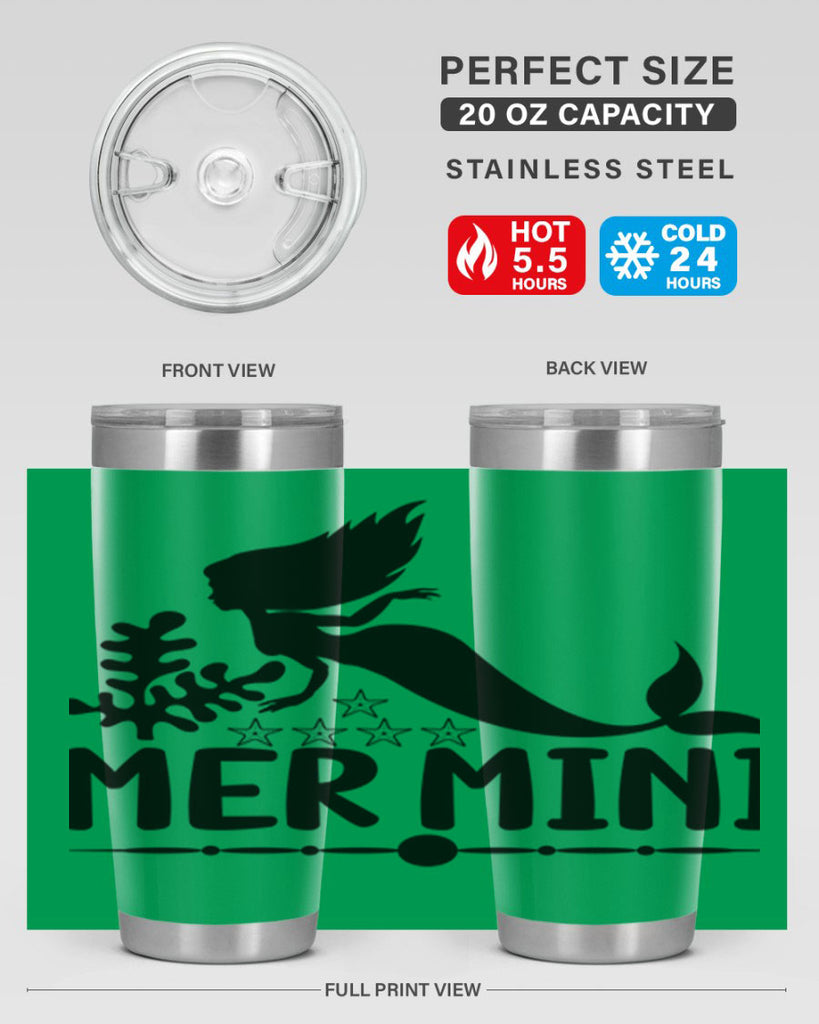 Mer mini 353#- mermaid- Tumbler