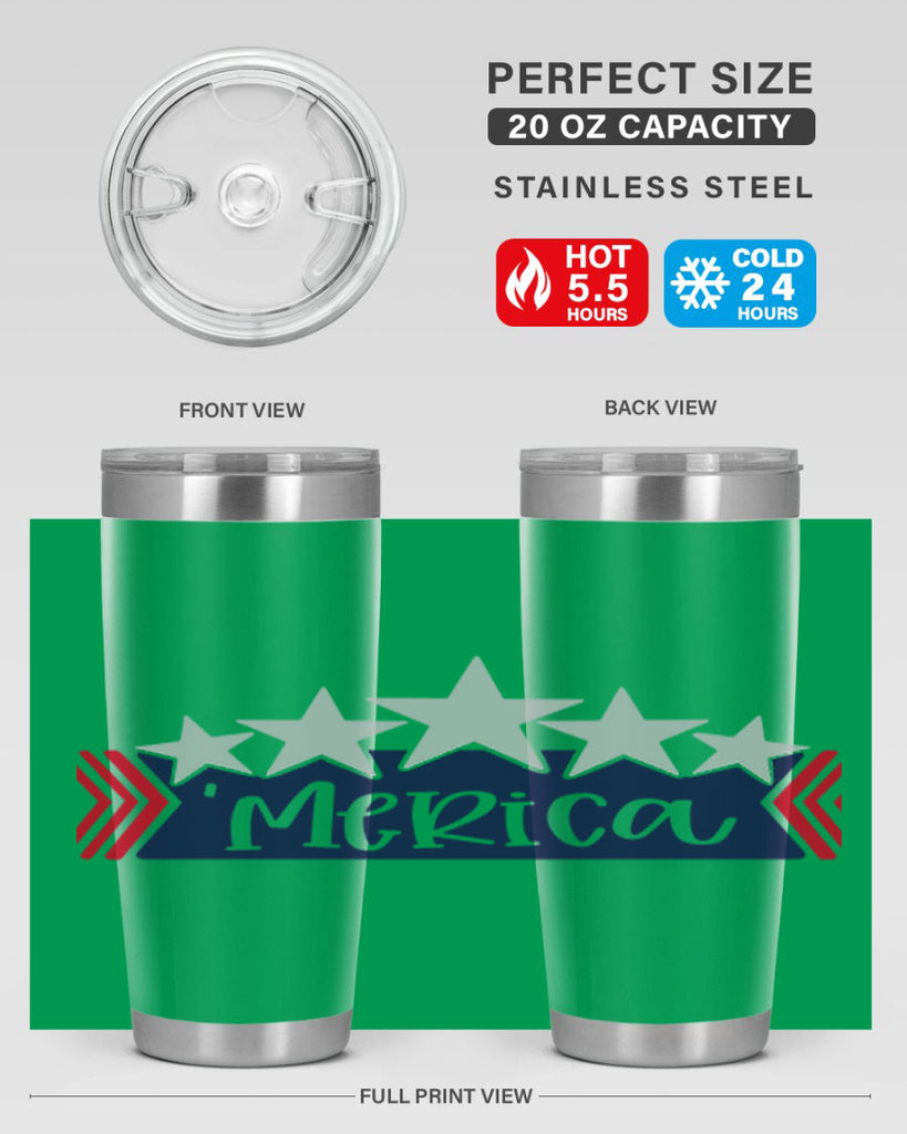 Merica Style 135#- Fourt Of July- Tumbler