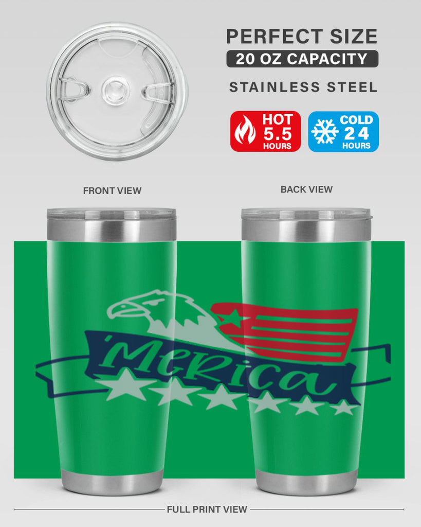 Merica Style 136#- Fourt Of July- Tumbler
