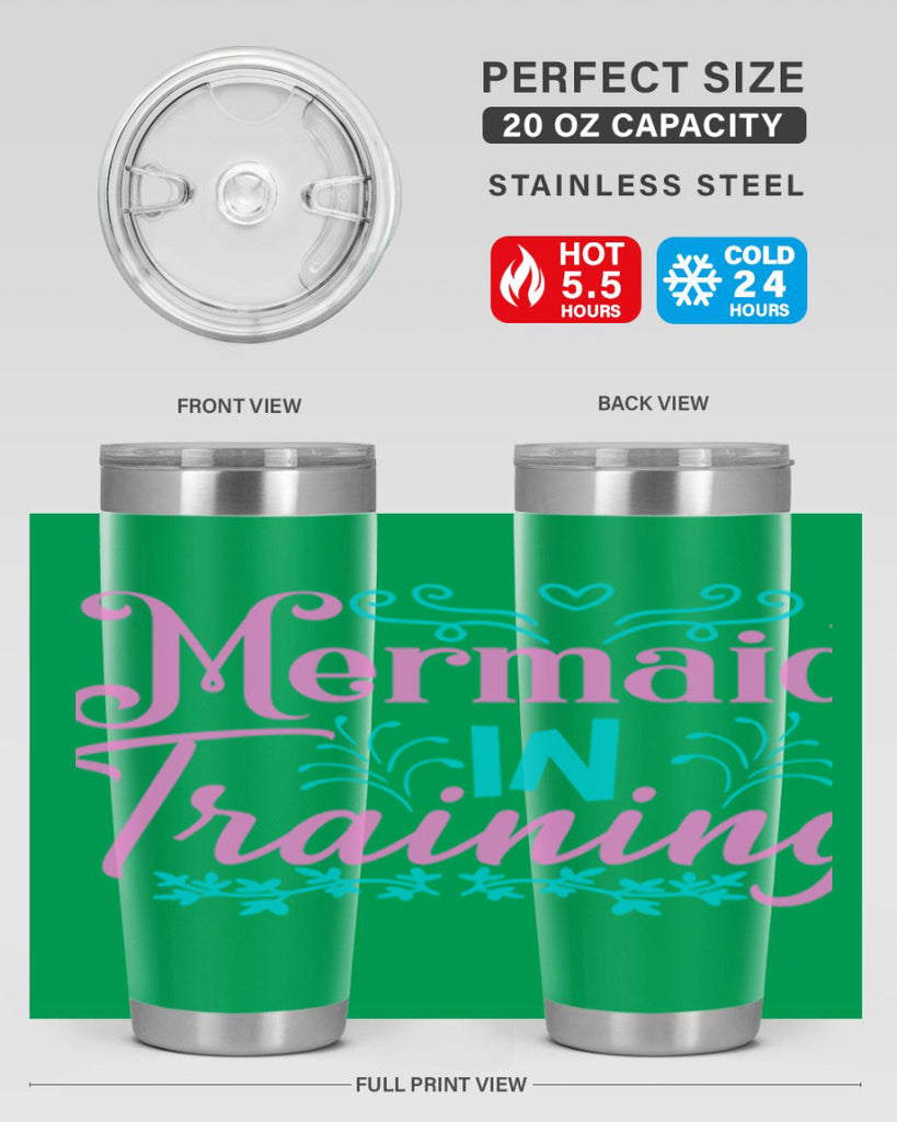 Mermaid In Training 366#- mermaid- Tumbler