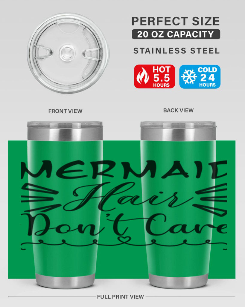 Mermaid hair dont care 404#- mermaid- Tumbler