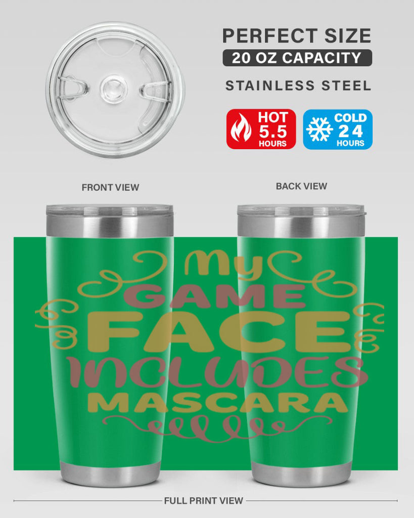 My Game Face Includes Mascara 127#- fashion- Cotton Tank