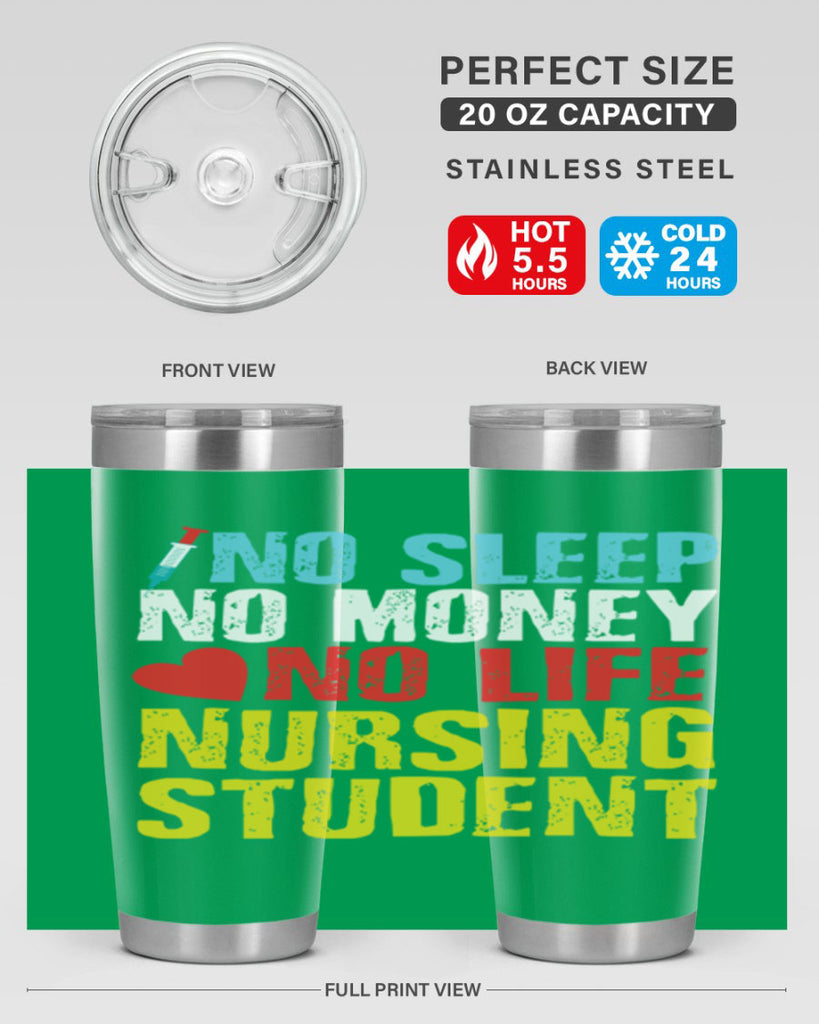 No Sleep Style 290#- nurse- tumbler