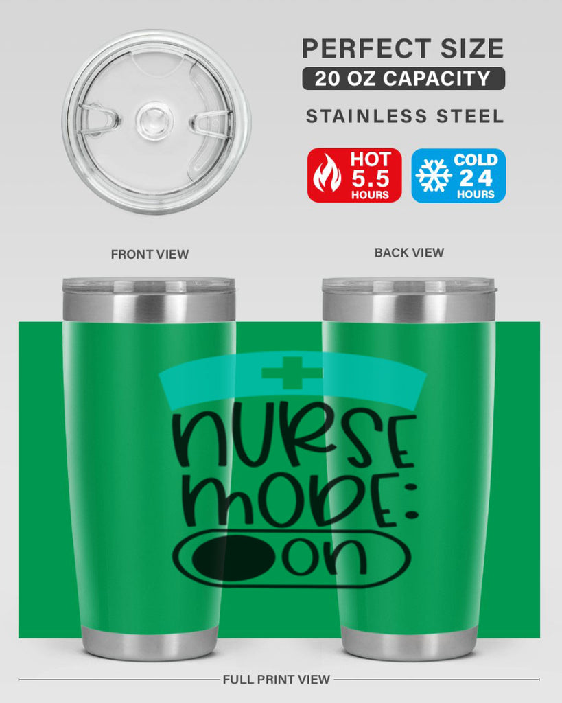 Nurse Mode On Style Style 103#- nurse- tumbler