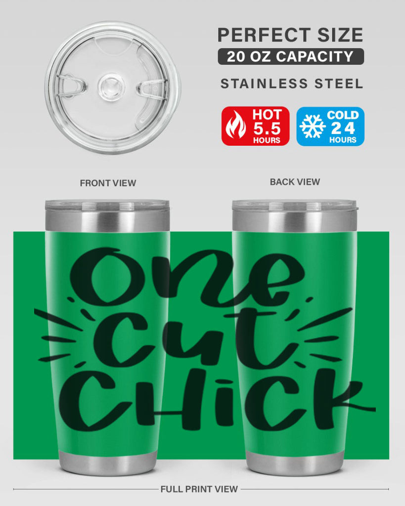 One cut chick  388#- spring- Tumbler