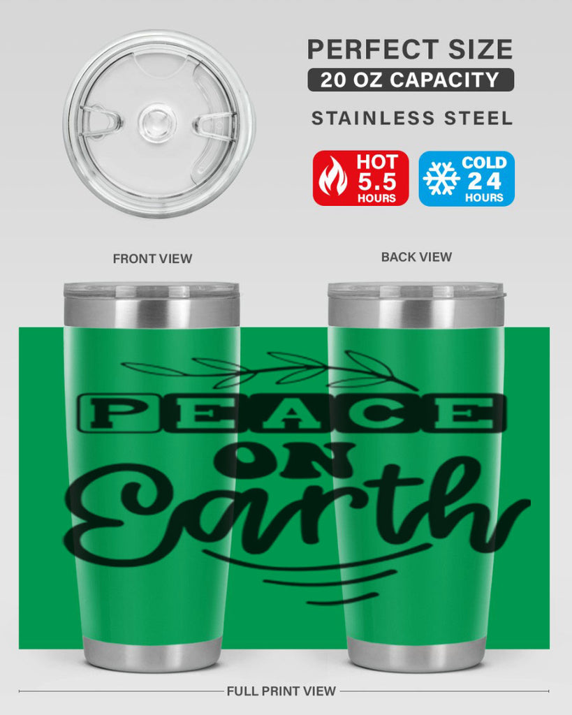 Peace on Earth 335#- winter- Tumbler