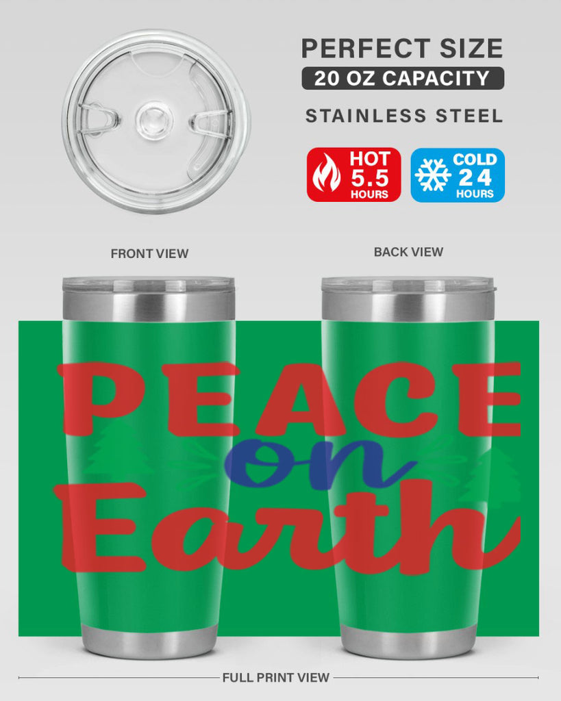 Peace on Earth 336#- winter- Tumbler