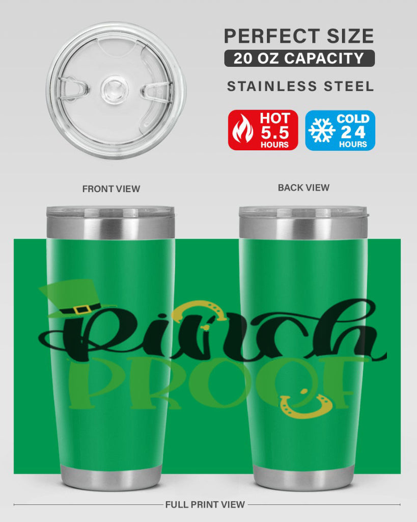 Pinch Proof Style 37#- St Patricks Day- Tumbler
