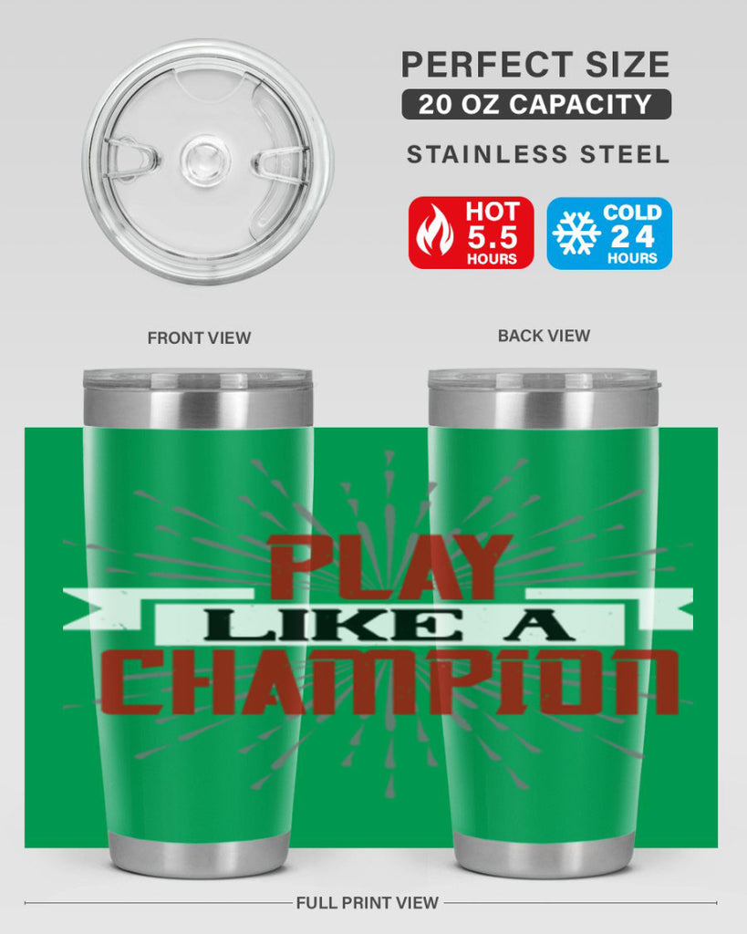 Play like a Champion 1942#- badminton- Tumbler