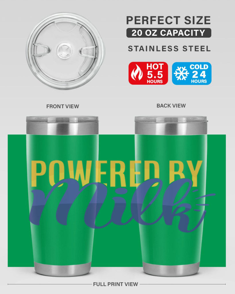 Powered By Milk Style 204#- baby- tumbler