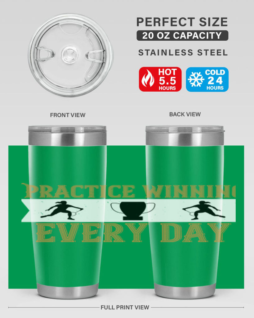 Practice winning every day 1922#- badminton- Tumbler