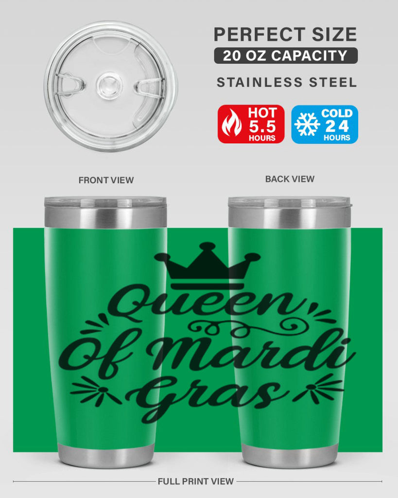Queen Of Mardi Gras 135#- fashion- Cotton Tank