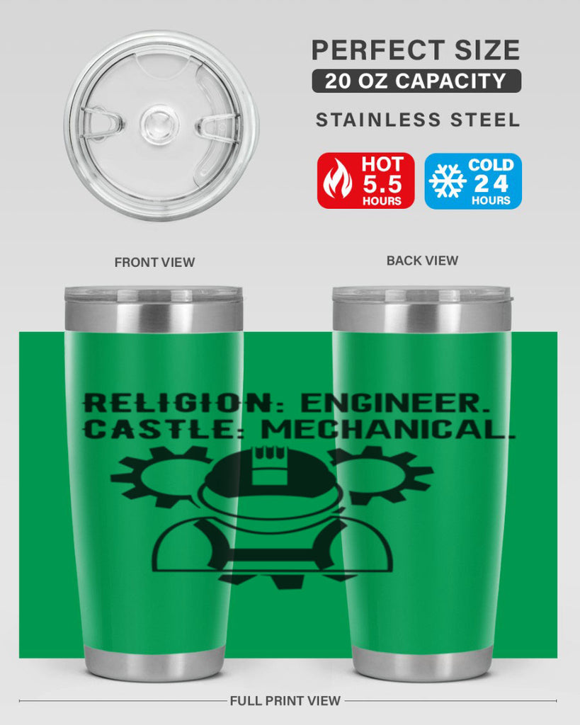 Religion Style 5#- engineer- tumbler