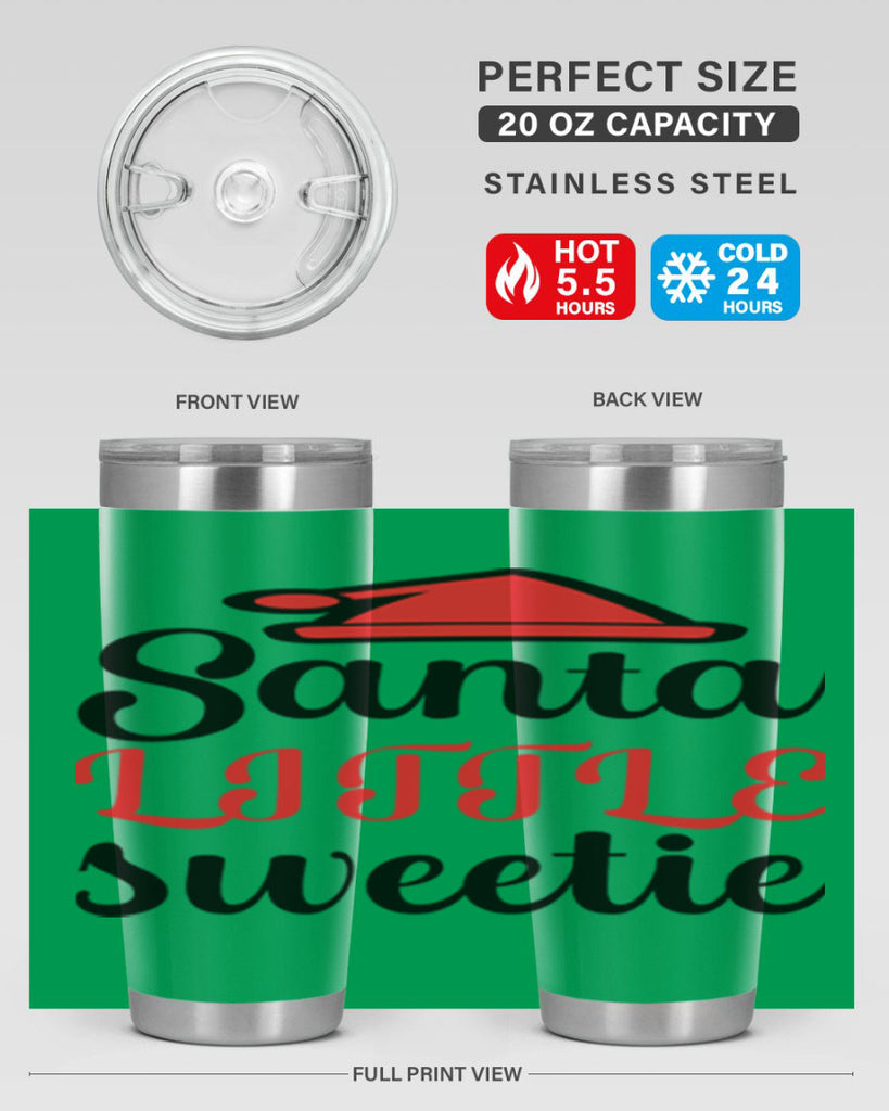 Santa little sweetie 350#- winter- Tumbler