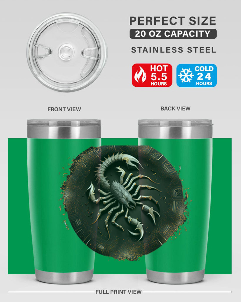 Scorpius 467#- zodiac- Tumbler