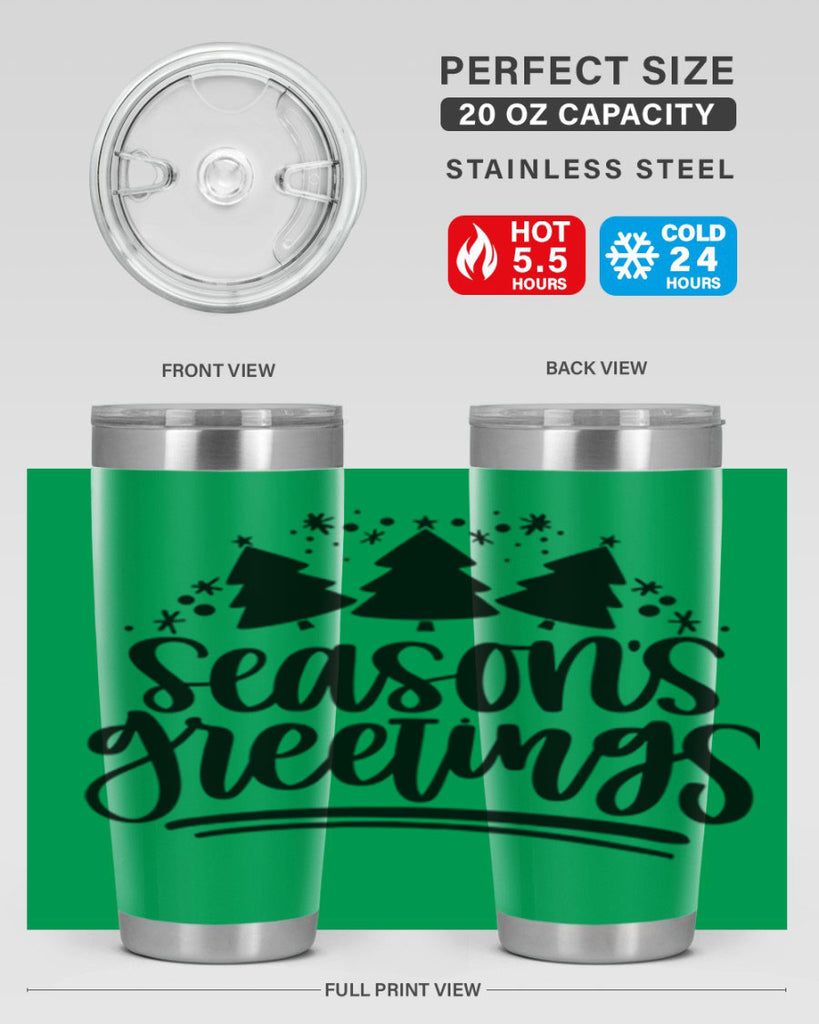Seasons Greetings345#- winter- Tumbler